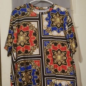 Plus size chain t shirt